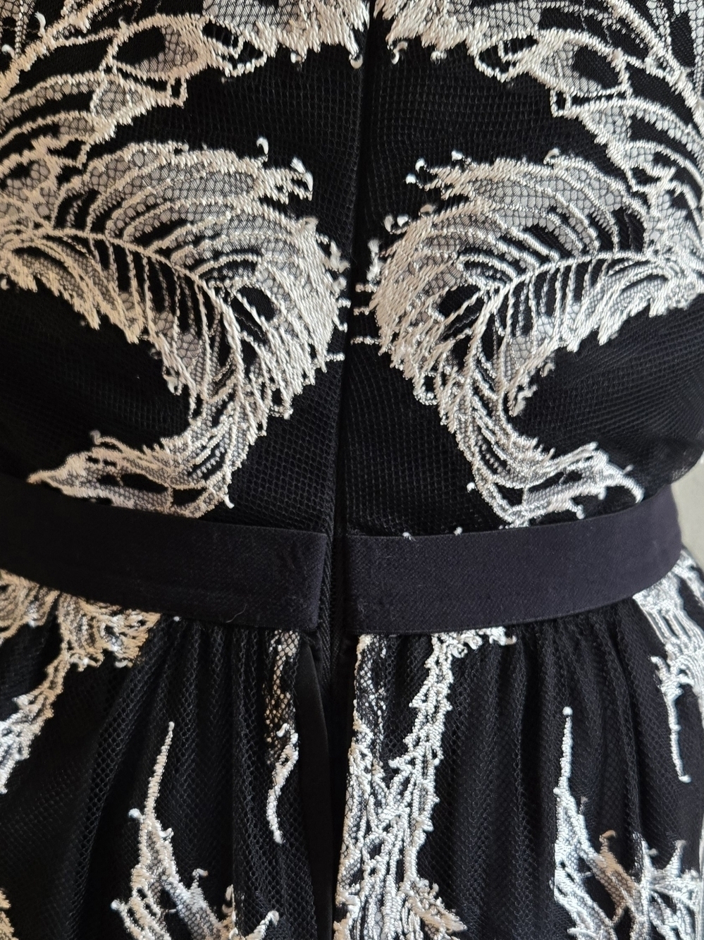 BCBG Lace Appliqué Cocktail Dress - Picture 5 of 6